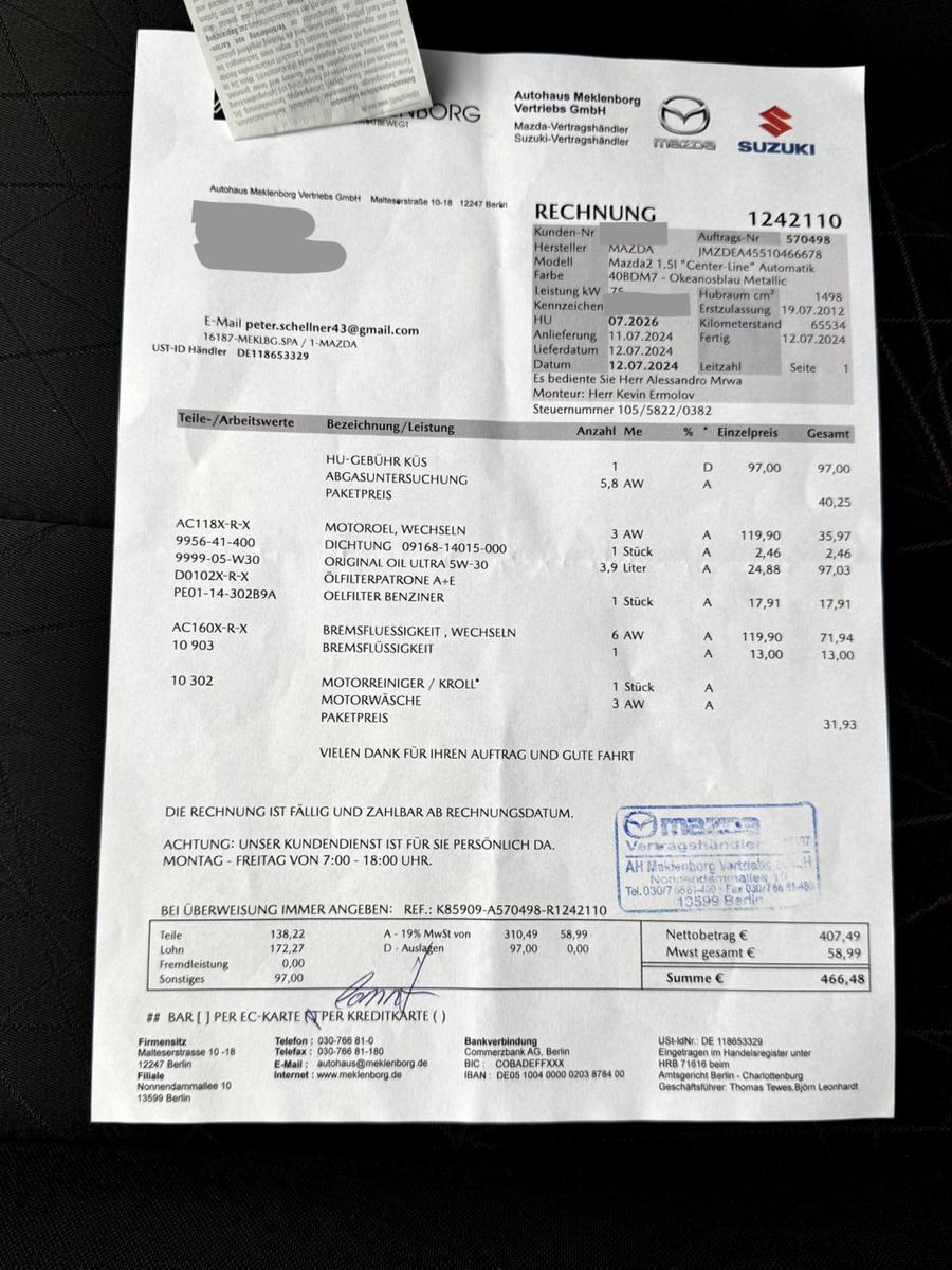 Mazda 2 1.5 Center-Line (5-trg.)