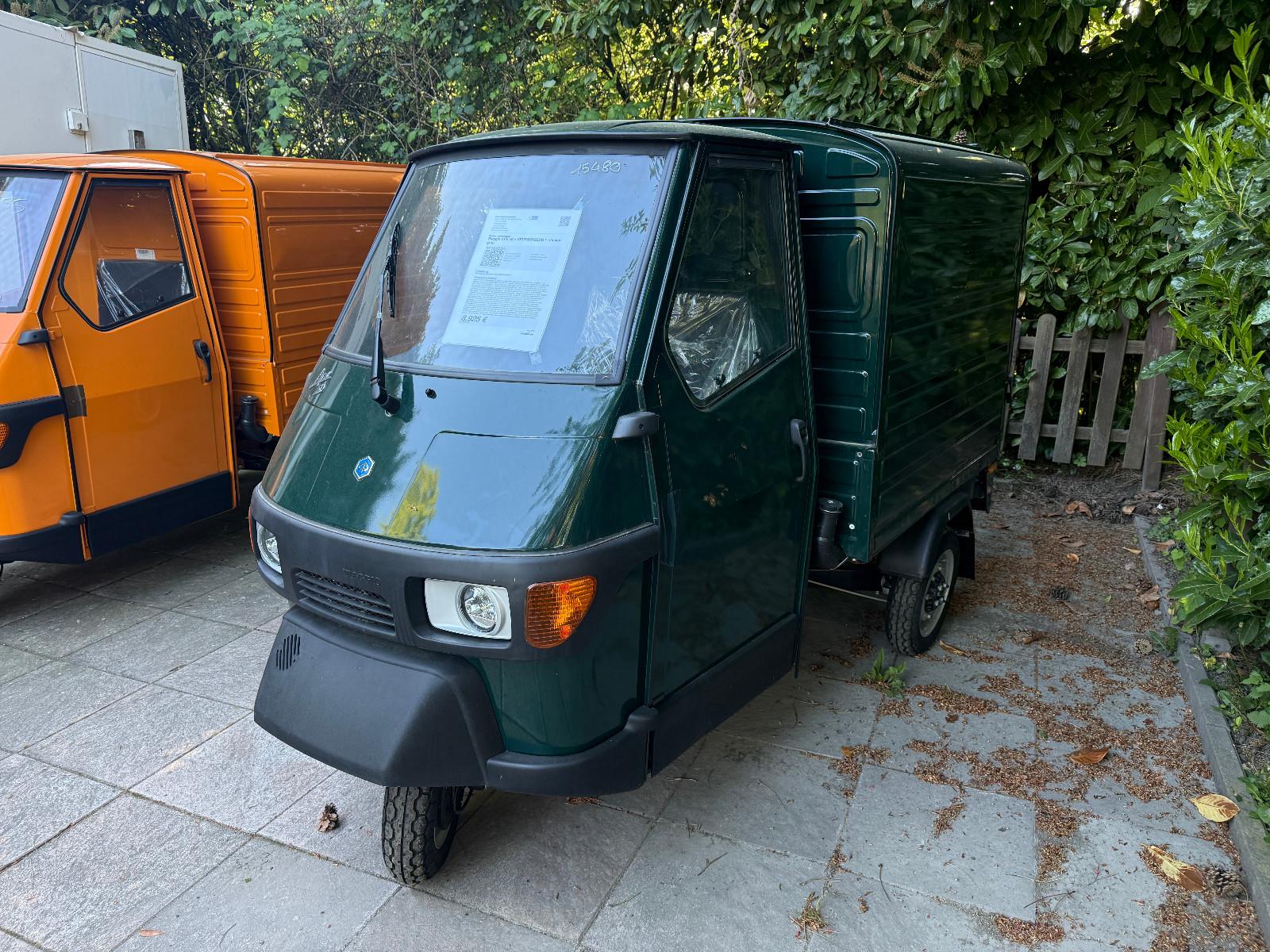 Piaggio APE 50 + Kasten + viele Farben + auch als25km/h