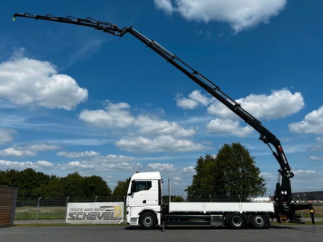 MAN TGX 26.520 Container-Pritsche + HIAB 358 E-6 JIB