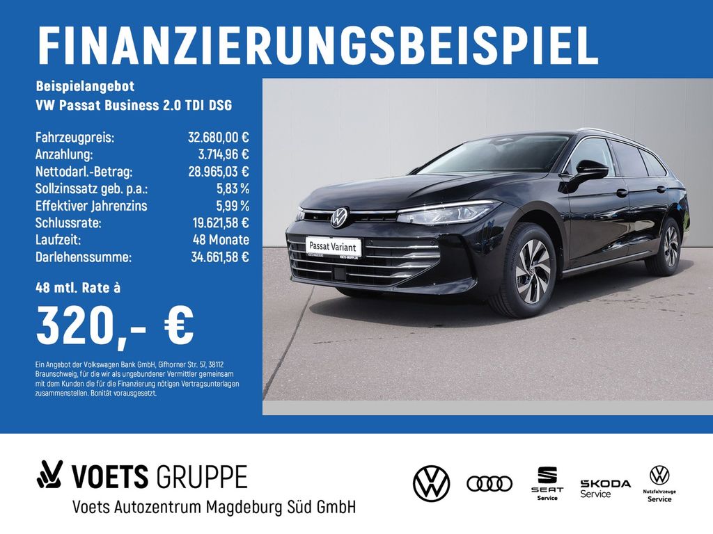 Passat Business 2.0 TDI DSG AHK+Matrix-LED