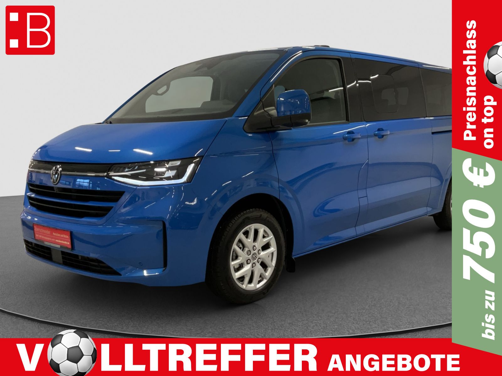 Volkswagen T7 Caravelle e Style LR 8SITZE AHK MATRIX ACC