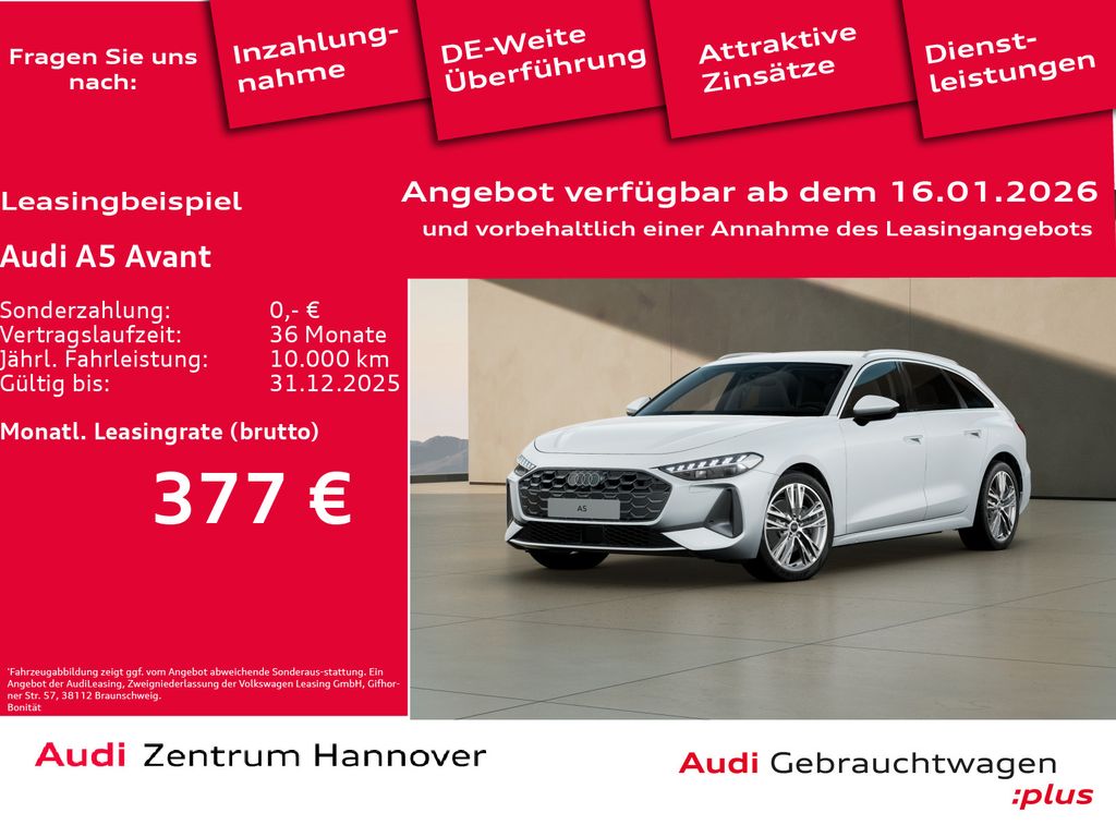 A5 Avant TFSI Sportsitze AHK LED plus Kamera