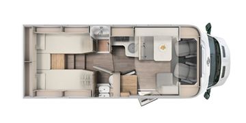 Carado T 447 Edition AUTOMATIK OHNE Hubbett XENON NAVI