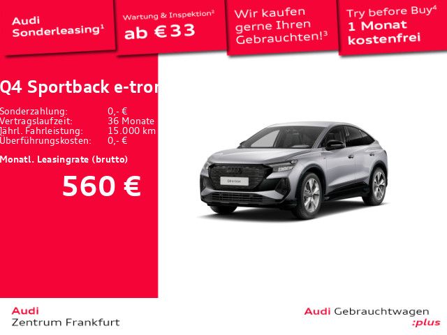 Audi Q4 Sportback 45 e-tron S line LED Navi Tempomat