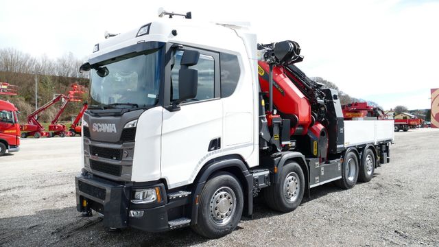 Scania R500 8x2 inkl. Palfinger Ladekran