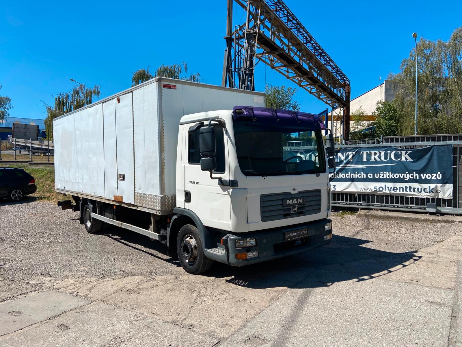 MAN TGL 12.180, Euro 3, Ladebordwand