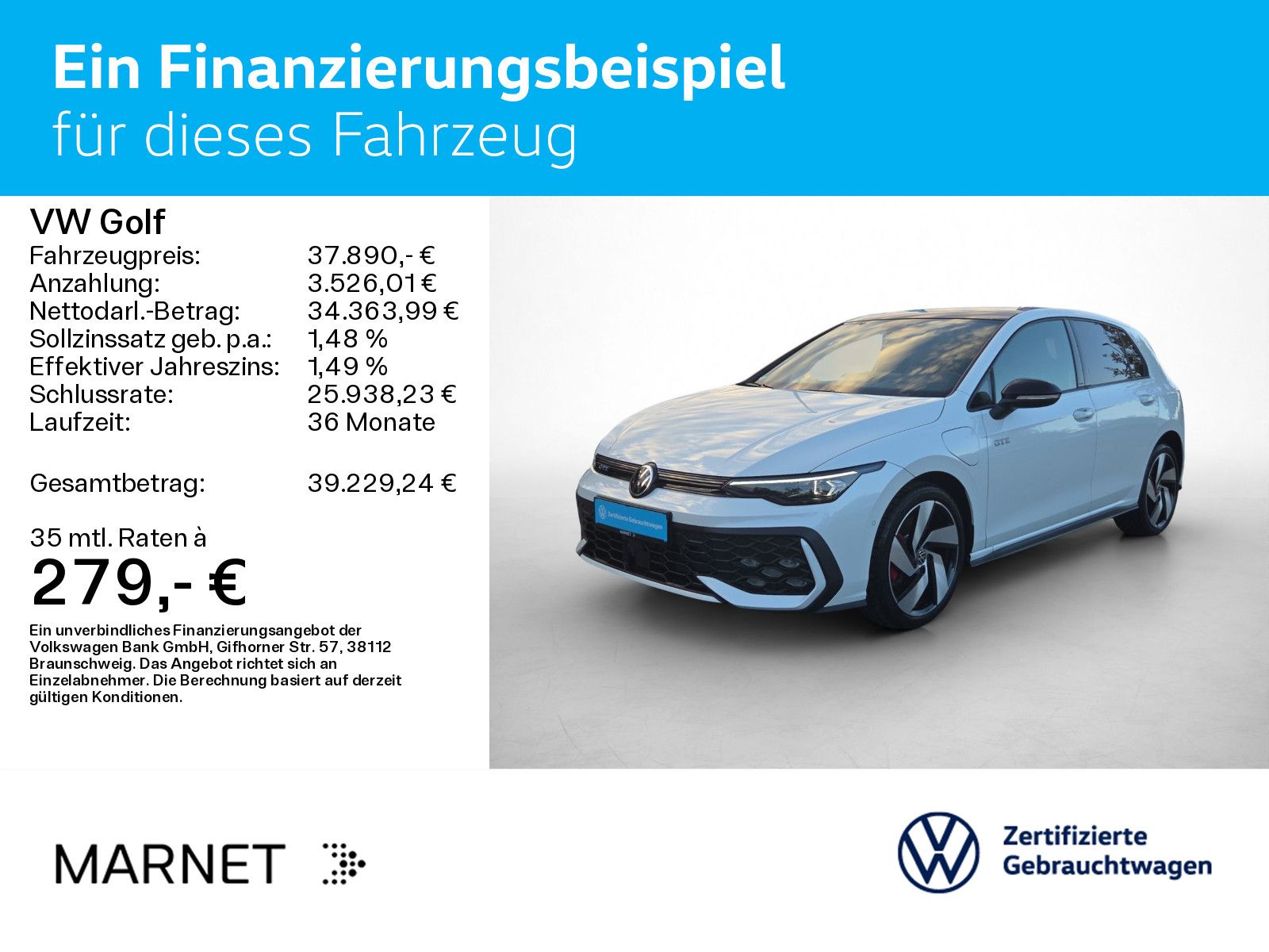 Volkswagen Golf VIII 1.5 TSI eHybrid GTE Black Style Navi A foto 2