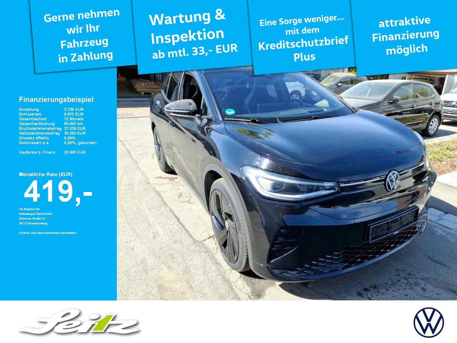 Volkswagen ID.5 4M GTX *AHK*HEAD-UP*MATRIX*PANO*KAMERA*