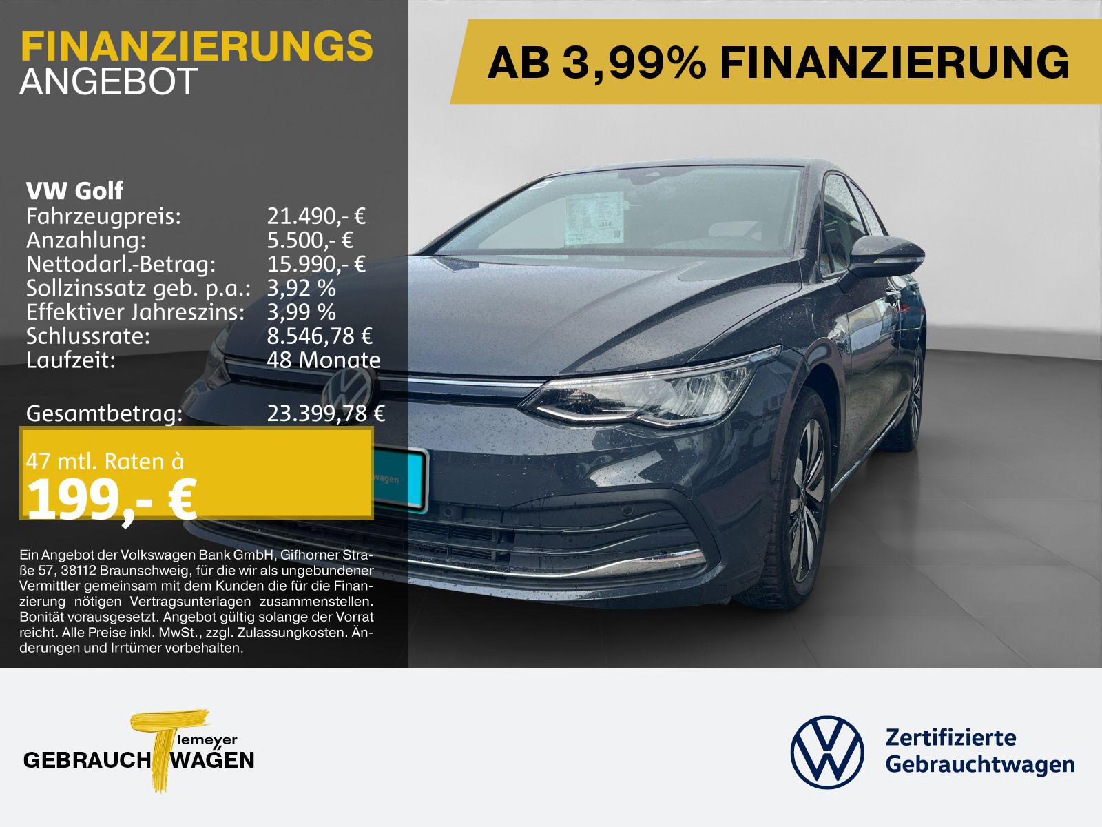 Volkswagen Golf 2.0 TDI DSG MOVE NAVI LM16 behMFL