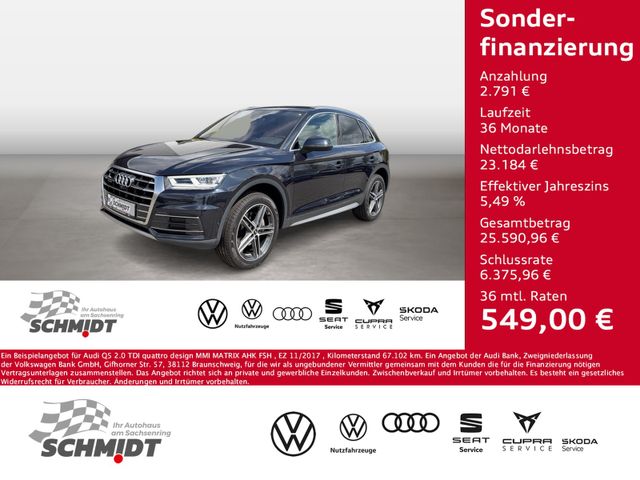 AUDI Q5 2.0 TDI quattro design MMI MATRIX AHK FSH