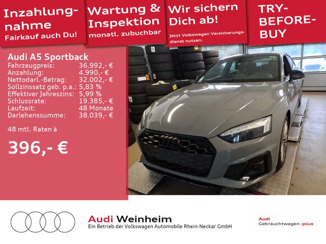 Audi A5 Sportback 40 TFSI S line quattro Black Paket