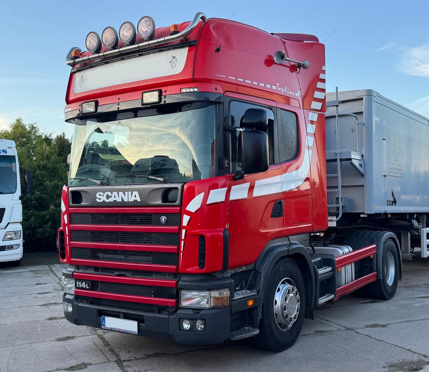 Scania 114L 380 Top Line Manual Retarder Kipphydraulik