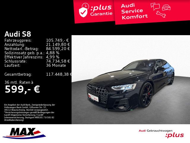 S8 TFSI +HD MATRIX+PANO+NACHT+360°+RAUTE+REMOTE+