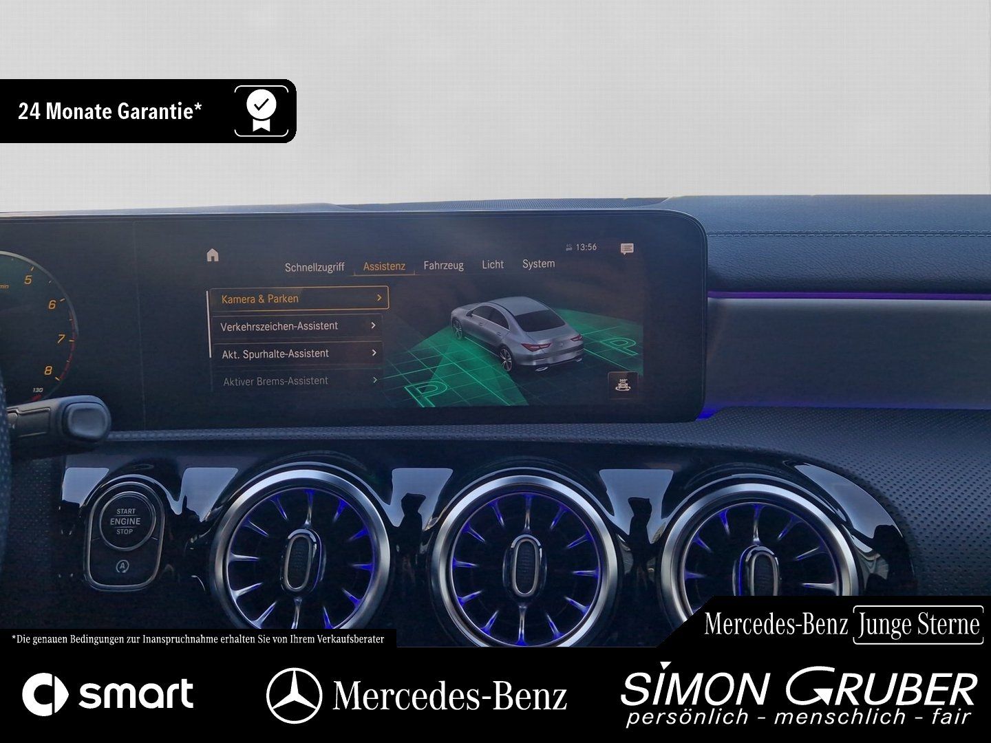 Fahrzeugabbildung Mercedes-Benz CLA 250 AMG Night Leder MBeam Ambi Volldigi AHK