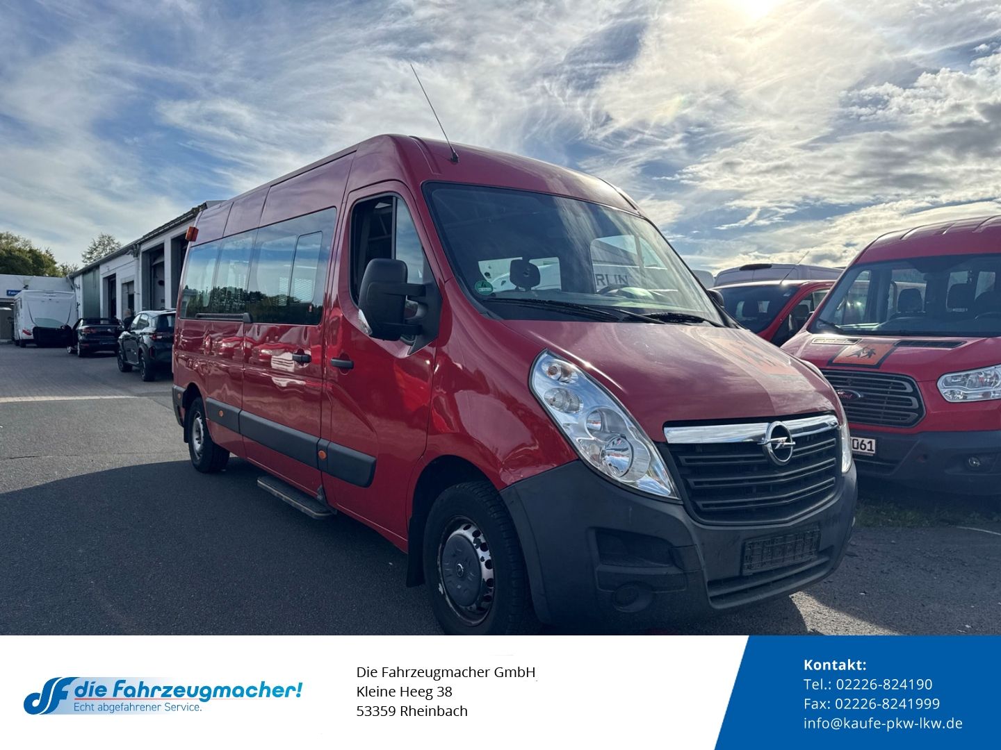 Fahrzeugabbildung Opel Movano PDC BT el.SP ABS *8090 *EXPORT