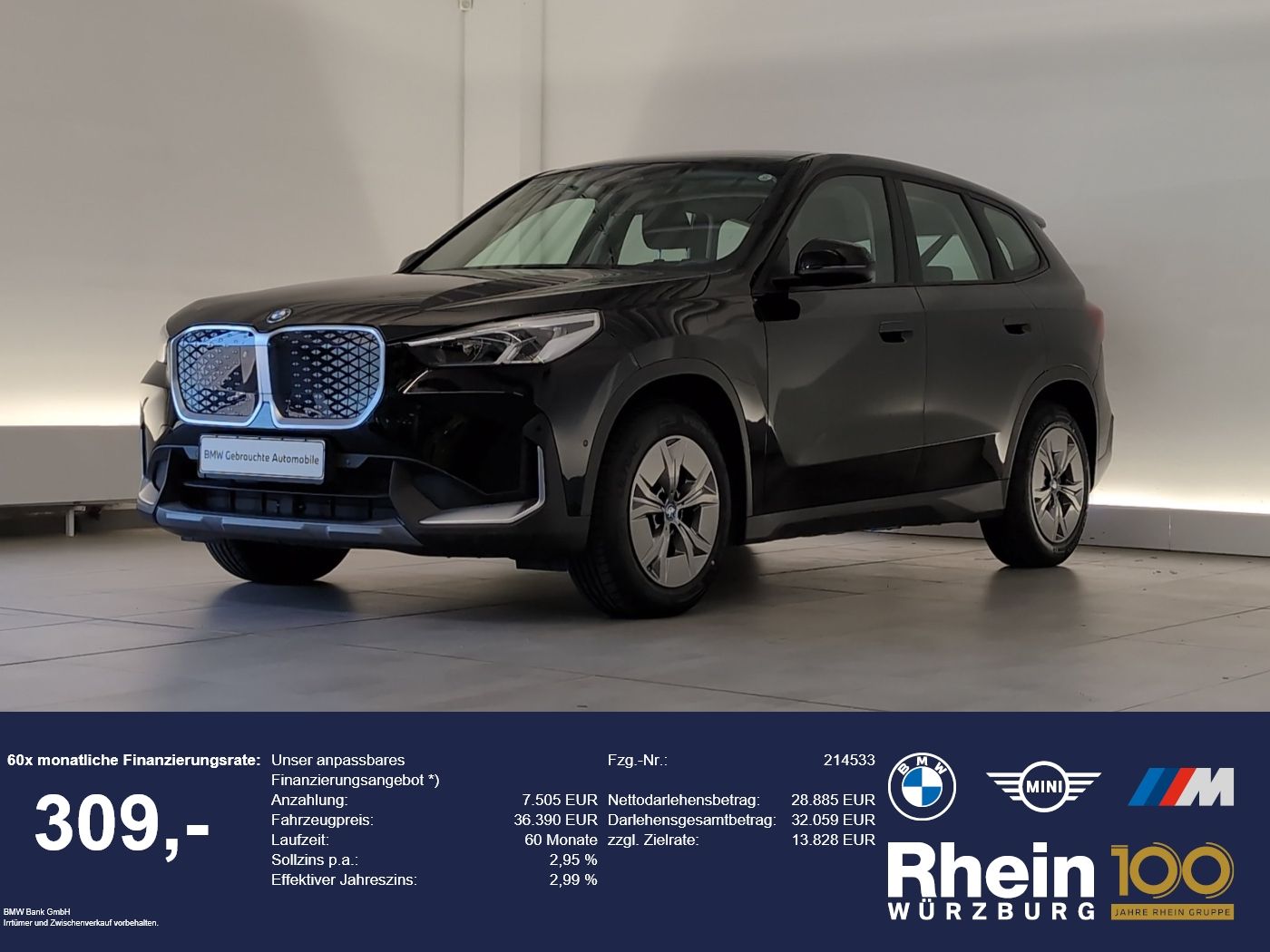 BMW iX1 eDrive20 Navi/LED/RFK/SHZ/DAB Navi/LED/RFK/S