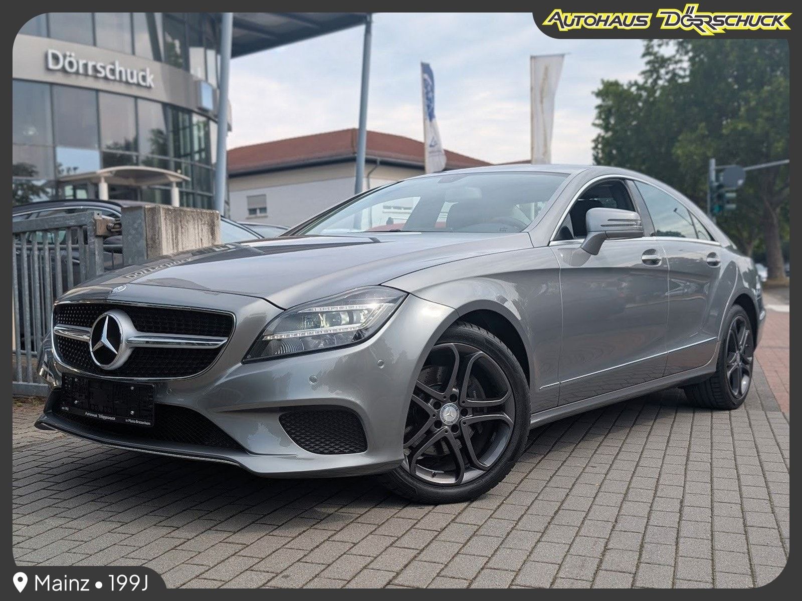 Mercedes CLS 220 2015, 2.1D dīzelis, Automāts, Kupeja, Sudrabs — Latvijā