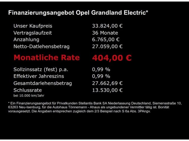 Grandland Electric B GS 75kWH AT+LED MATRIX+NAVI