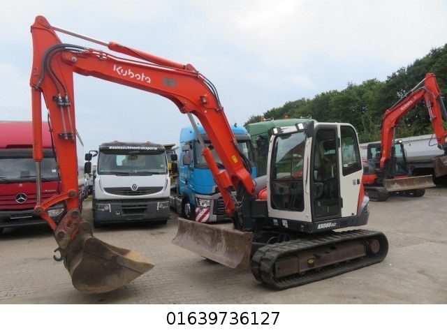 Kubota KX080 - 3@ Schnellwechsler 3Löffel, Klima, hydr