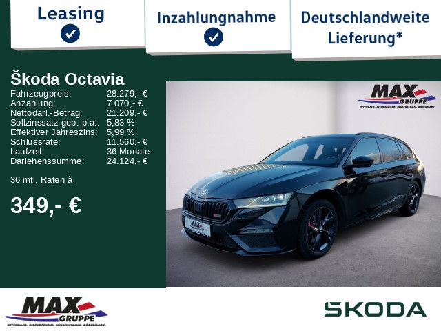 Skoda Octavia Combi 2.0 TDI 4x4 RS +AHK+HEADUP+CARPLAY