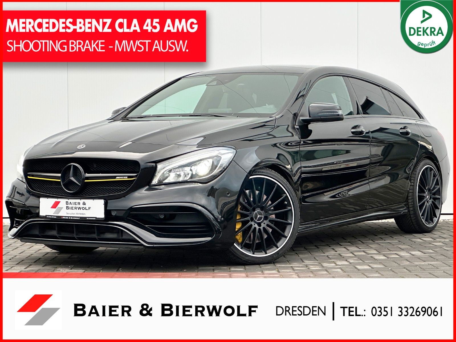 MERCEDES-BENZ CLA 45 AMG Shooting Brake LED PANO HK SPORT AGA