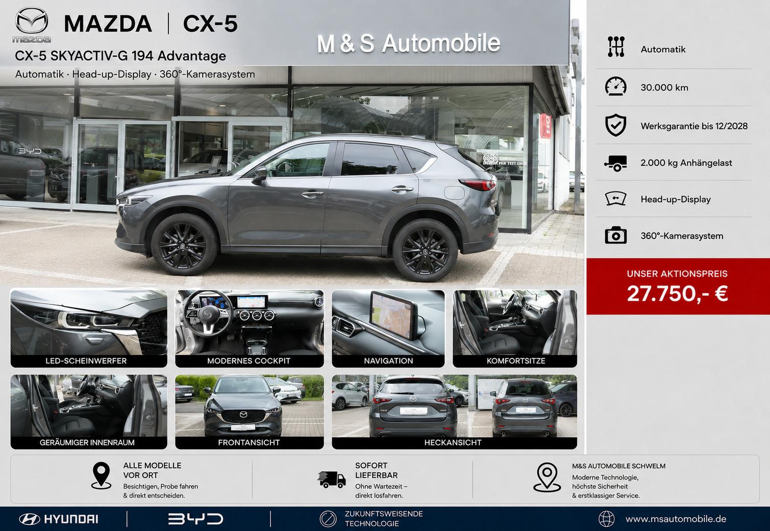 Mazda CX-5 Advantage Autom. °Werks Garantie bis 12/28°