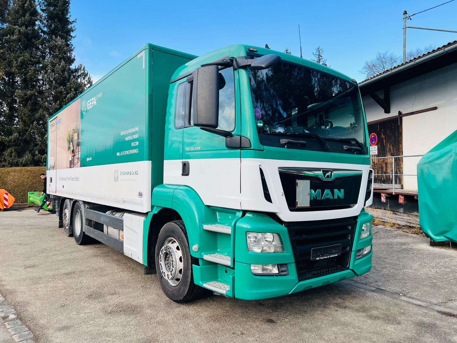 MAN TGS 26.420 6x2 Lift/Lenk LBW Koffer Top!!!