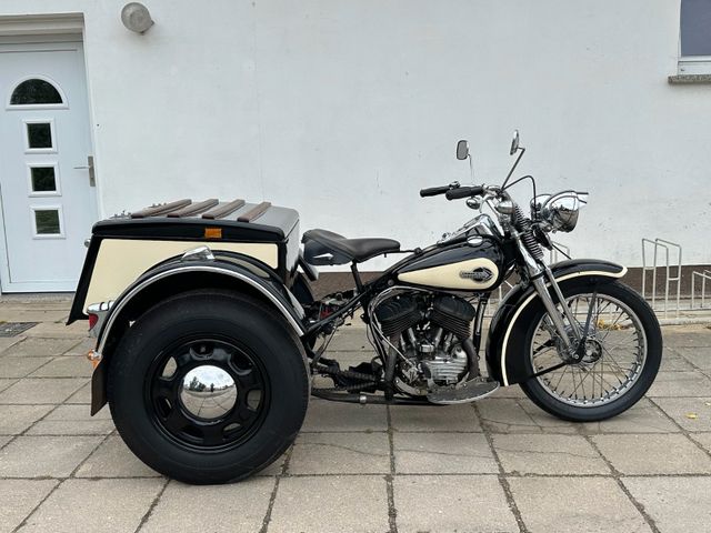 Harley-Davidson WLA 750 SERVI CAR MIT SPRINGER GABEL*LIEFERUNG M