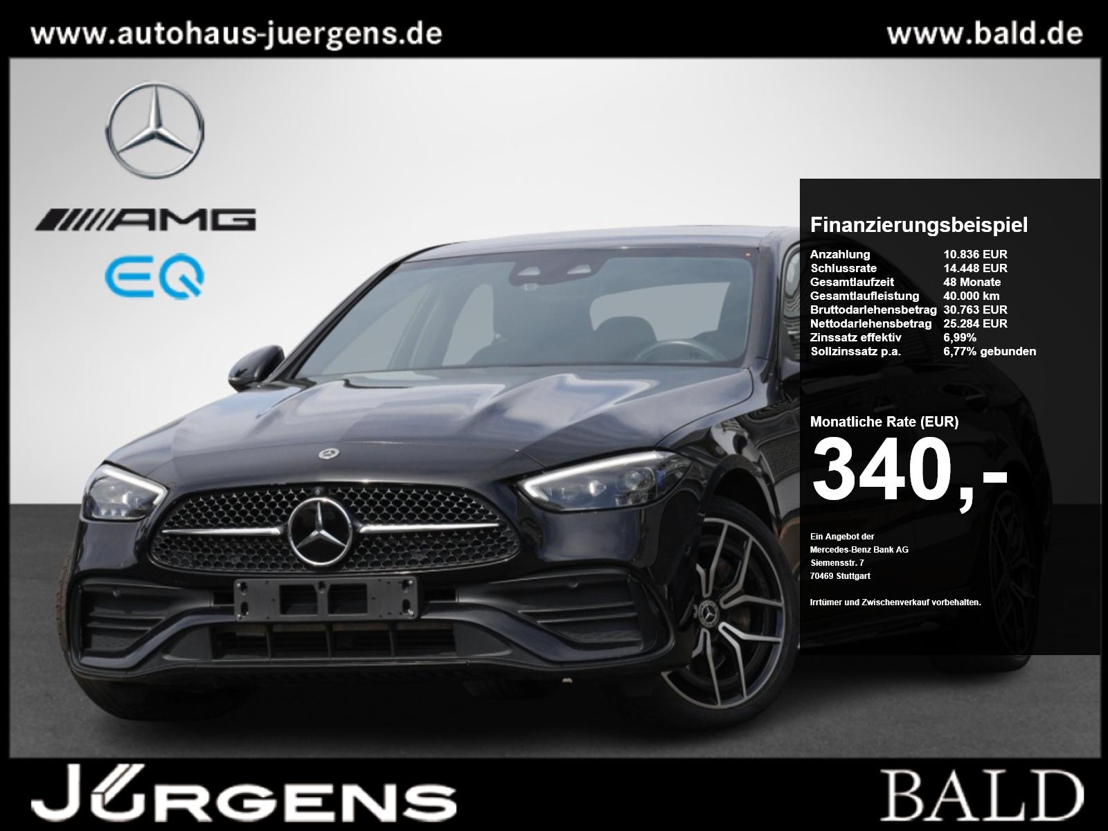 Mercedes-Benz C 300 d 4M AMG-Sport/DIGITAL/AHK/Memo/Night/360°
