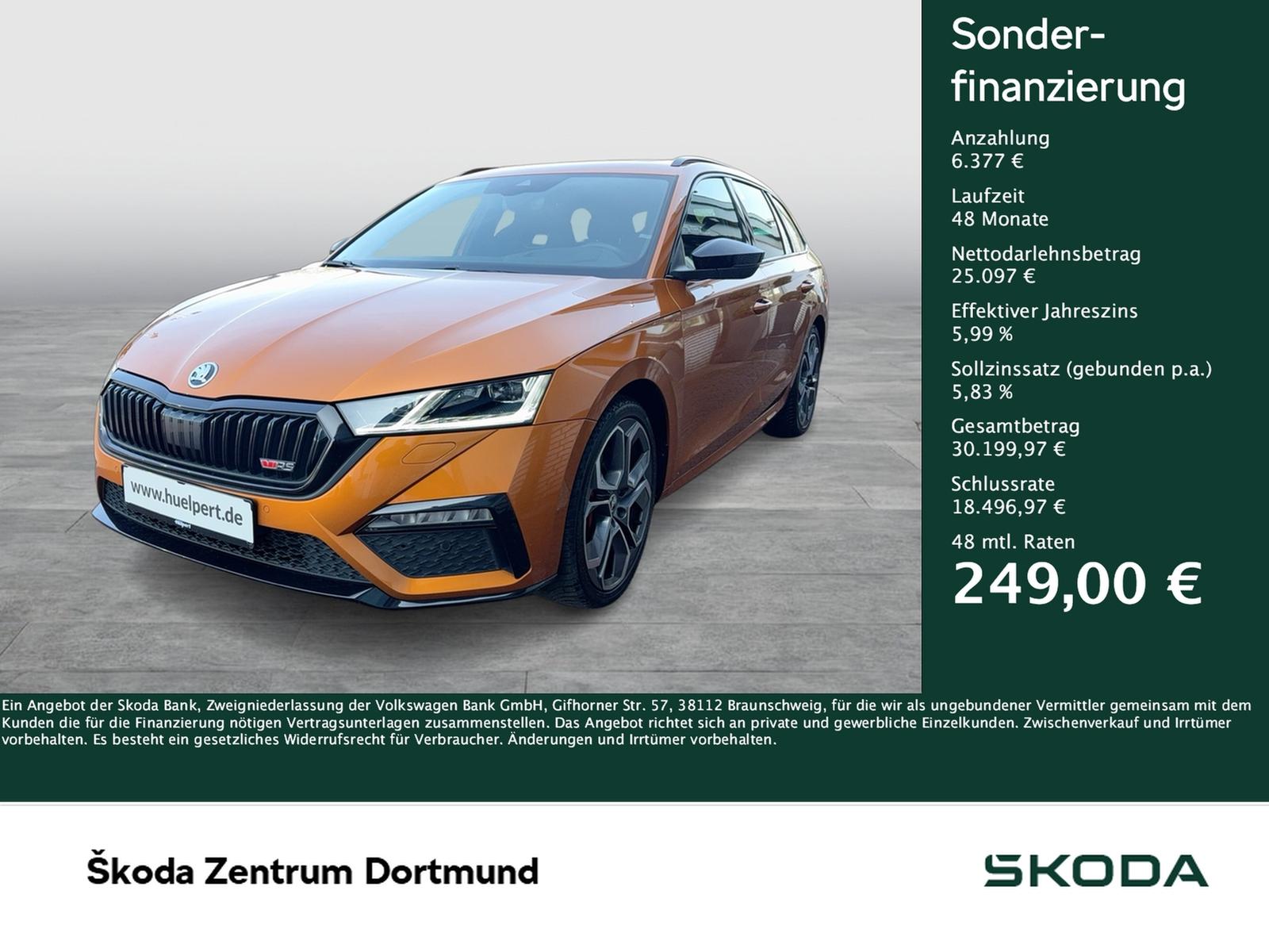 Skoda Octavia Combi 2.0 RS PANO CAM ACC LM19 MATRIX