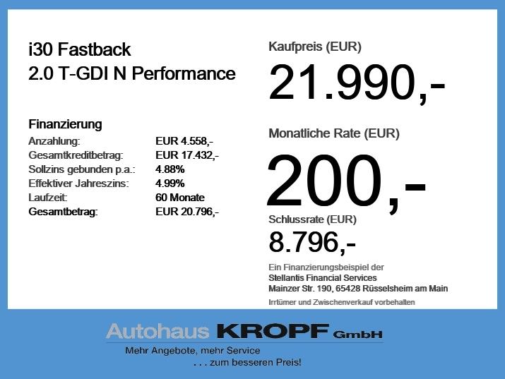 Hyundai i30 Fastback 2.0 T-GDI N Performance LED+Navi+SD