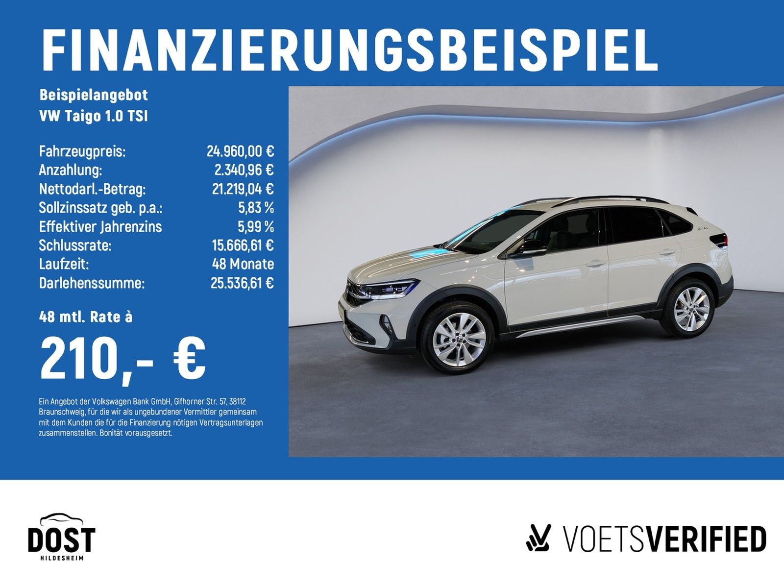 Volkswagen Taigo 1.0 TSI Goal KAMERA+IQ.LIGHT