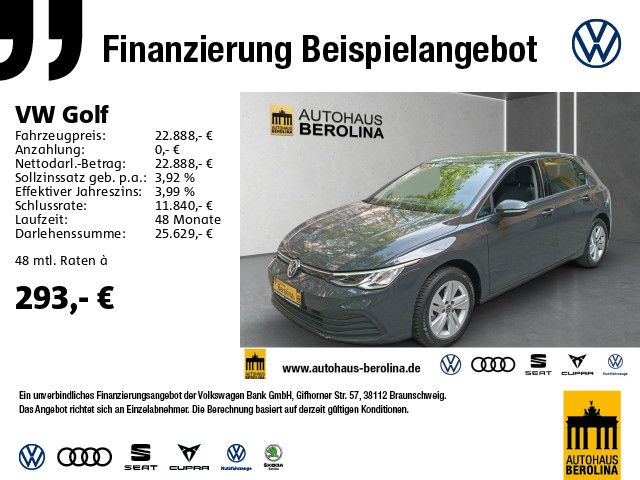 VW Golf VIII 1.0 eTSI Life DSG *PDC*SHZ*
