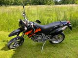 KTM LC4 640 Supermoto, Schwarz-Orange Umbau - KTM LEIPZIG