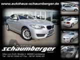 BMW 218i Coupe * Xenon * AHK * Sitzhzg.* 1.Hd.* - silberne BMW 218