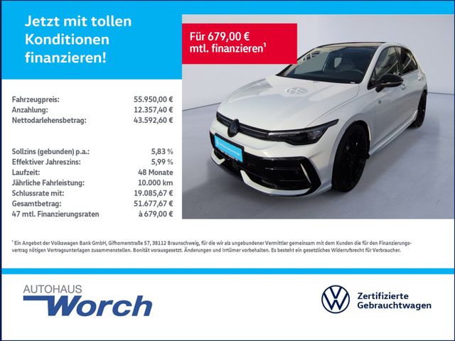 Golf VIII R BLACK EDITION 4MO AKRA+LEDER+PANO+