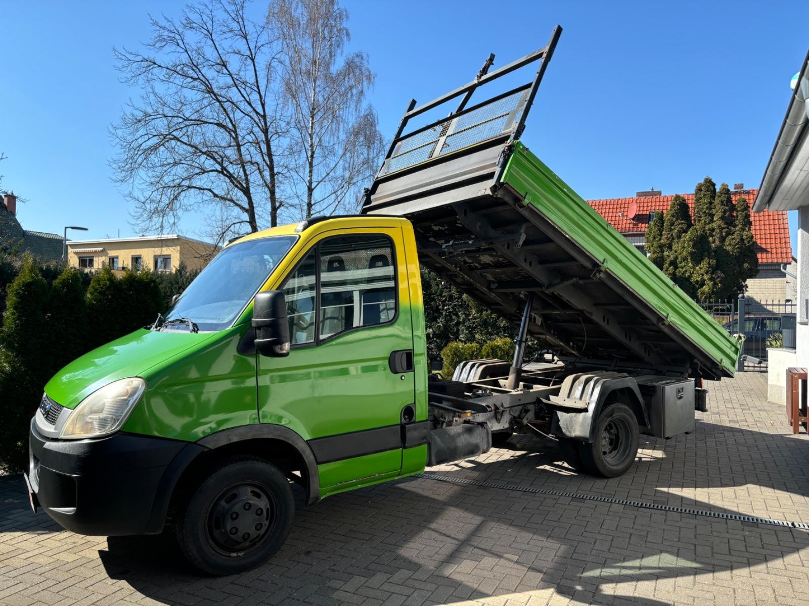 Iveco Daily 50C15 3.0L Meiller Dreiseitenkipper  Kran