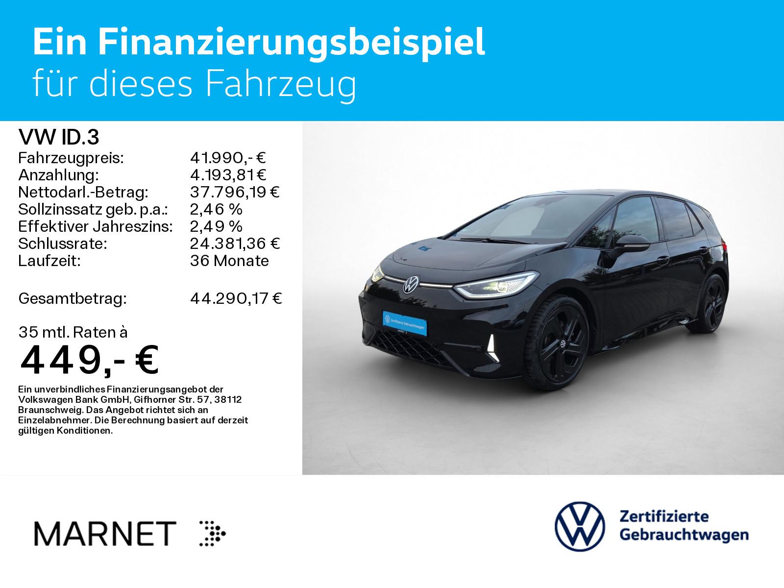 Volkswagen ID.3 GTX Performance *Navi*Wärmep.*IQ-Light*Pano, миниатюра 2