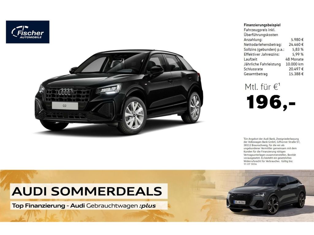Audi Q2 35 TFSI S line S-Tronic Leder/NAV/RFK/SH