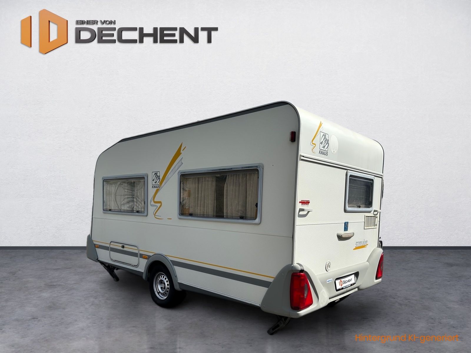 Fahrzeugabbildung Knaus 400 Doppelbett Heizung, Strom, Bad, 4 P. 100Km/H