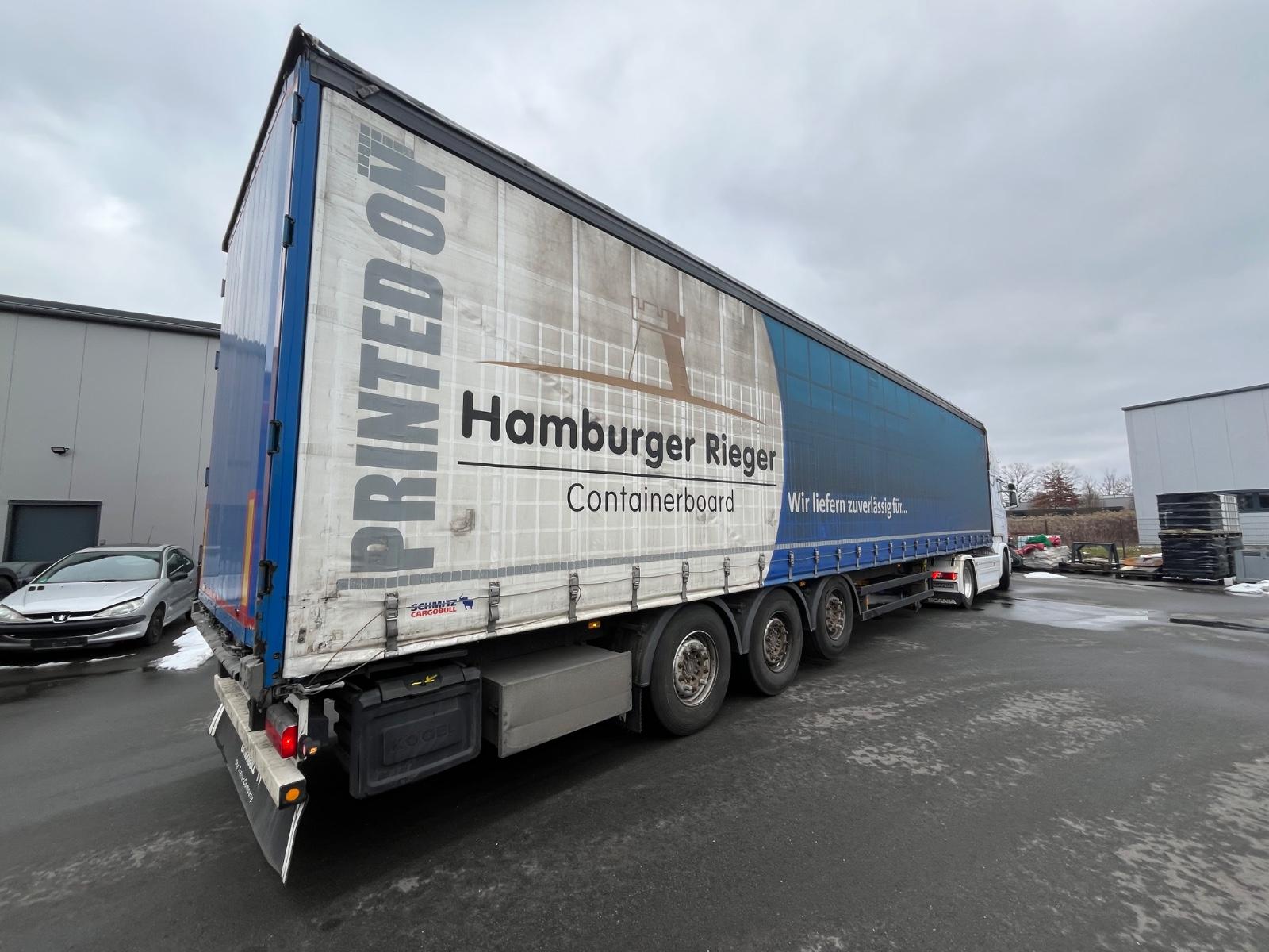 Schmitz Cargobull Tautliner Liftachse Edscha Zertifikat