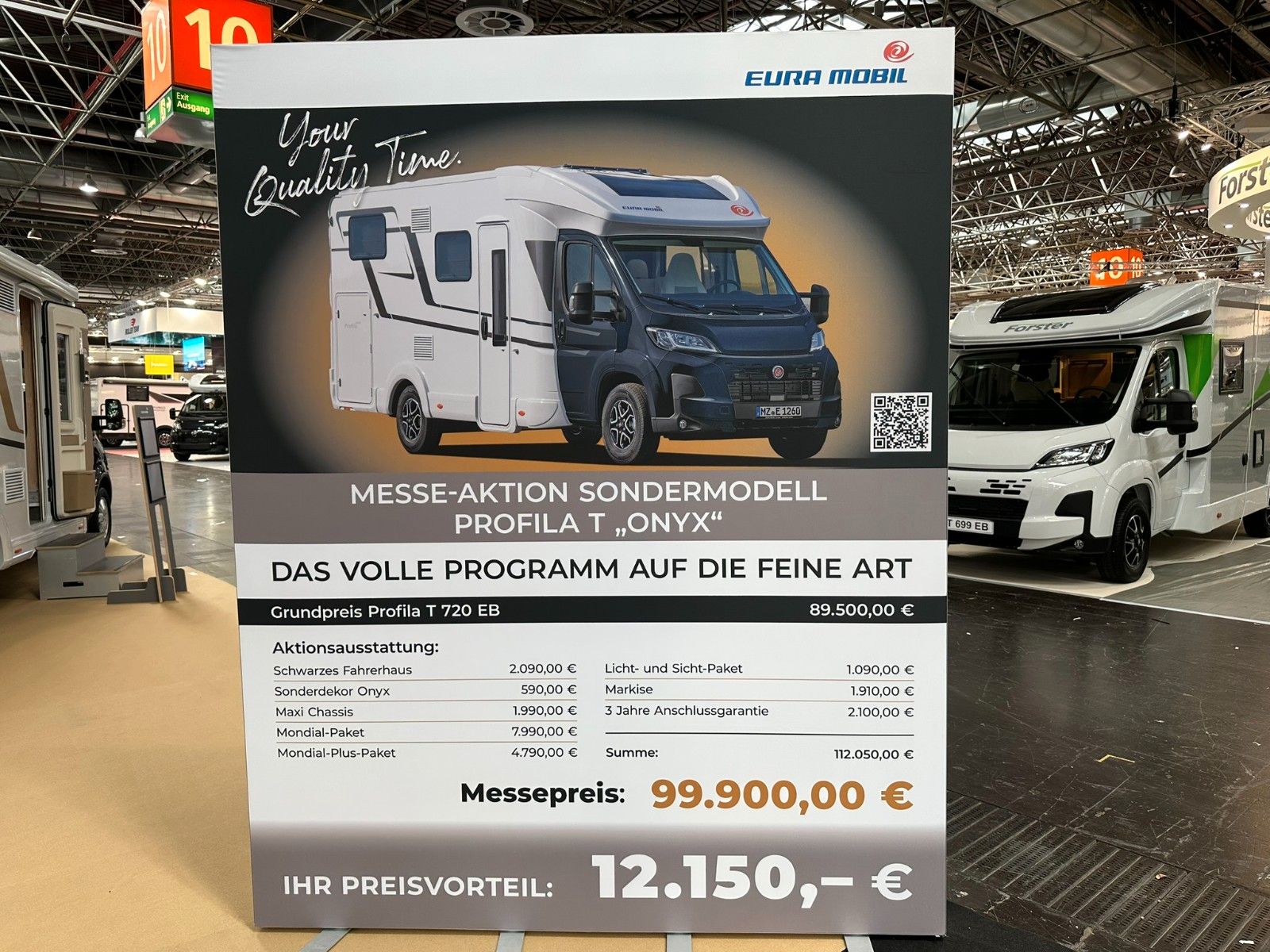 Fahrzeugabbildung Eura Mobil Profila T 720 EF ONYX SONDERMODELL MESSE