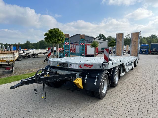 Fliegl VTS-S 400 Tieflader Radmulden  Parab/ Hydr. -183