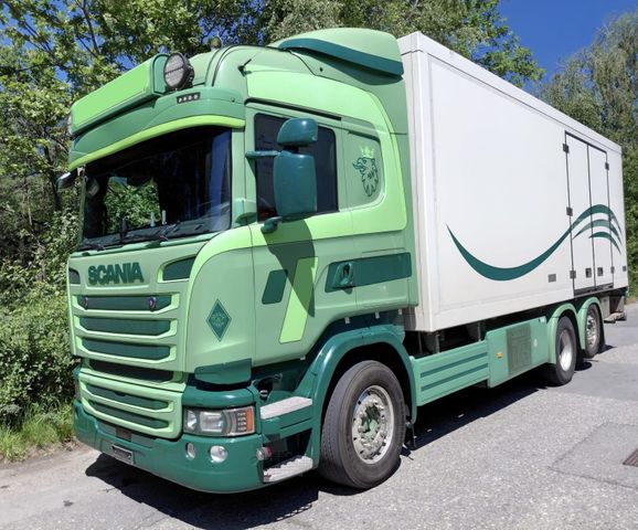 Scania R450 6x2, E6, Thermo King UT 1200, Ladebordwand
