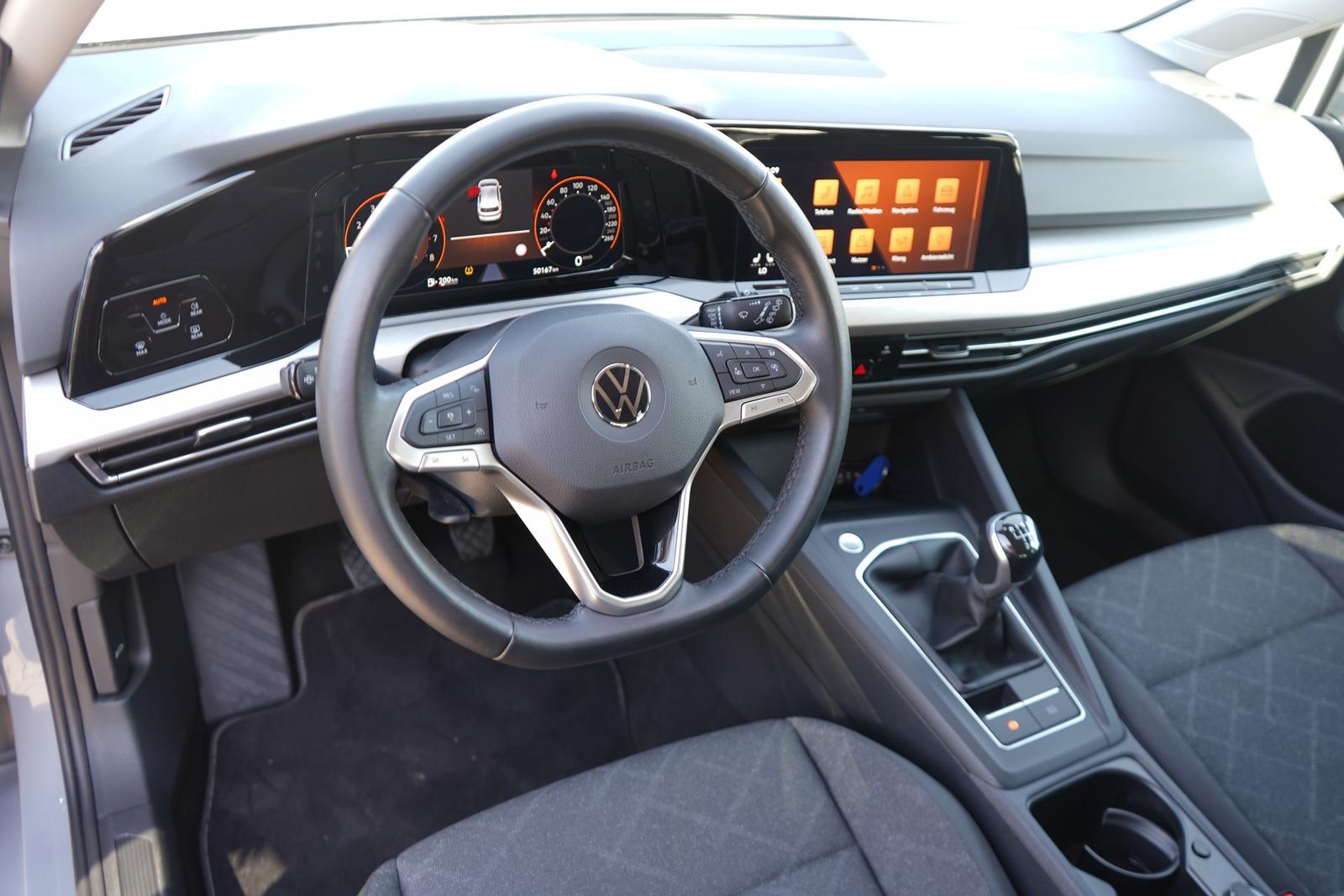 Volkswagen Golf VIII 1.5 16V TSI Life LED App-Connect ACC, миниатюра 11