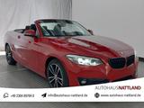 BMW 218 d Cabrio Sport Line RFK Navi Sitzh. LED - rote BMW 218