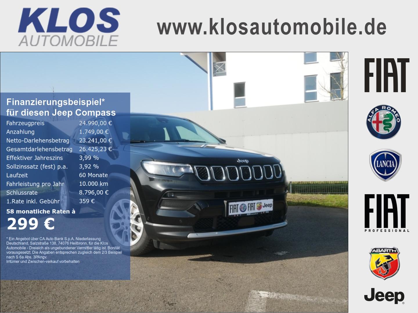 Jeep Compass ALTITUDE e-HYBRID 1.5l 130PS AT SICHERHE