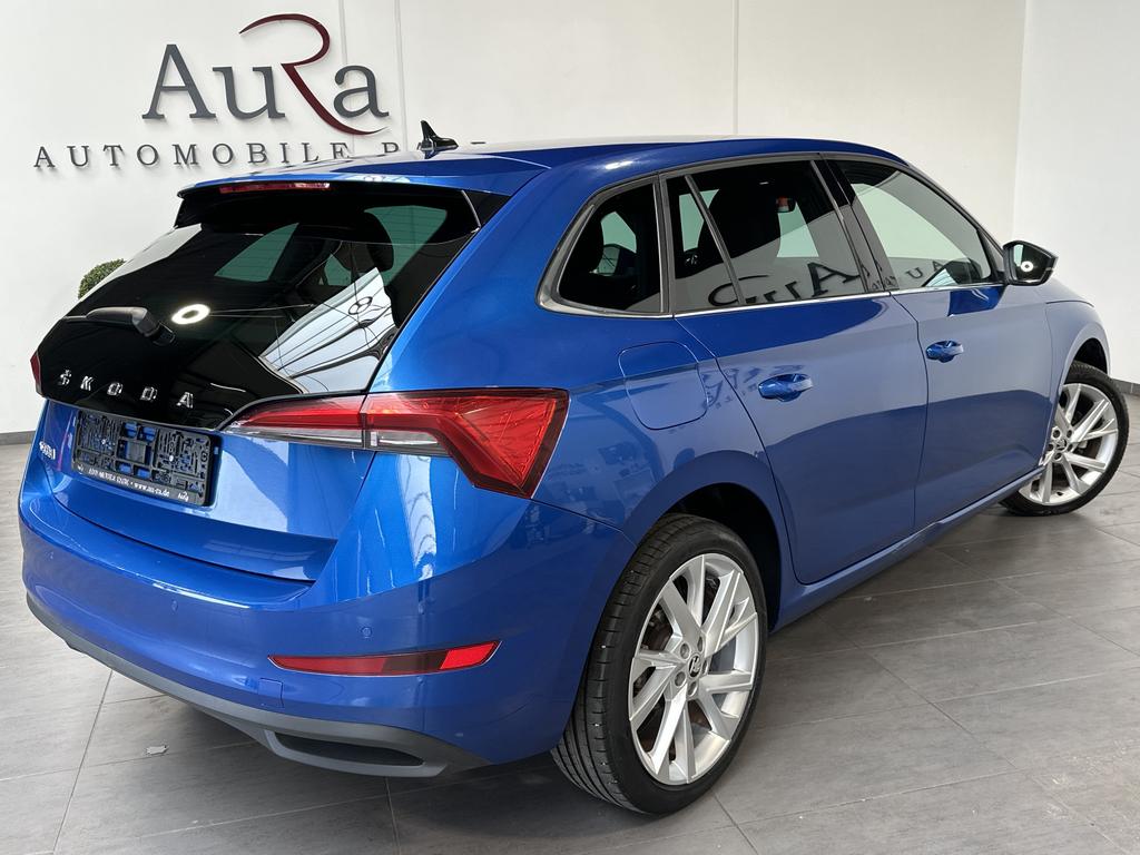 Skoda Scala 2023 г. Синий, пробег 46750 км