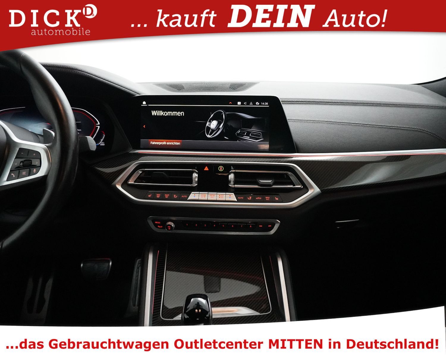 Fahrzeugabbildung BMW X6 xDr 40d M Sport SHADO+KOMFORSI+STDHZ+360°+22"