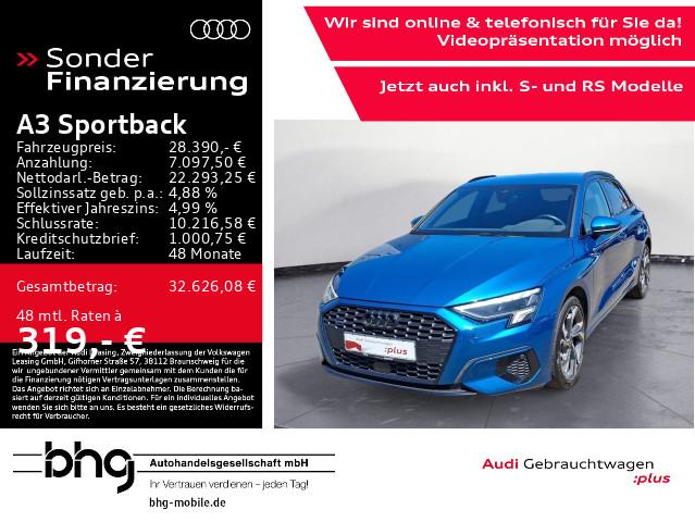 Audi A3 Sportback 40 TFSI quattro S tronic OptikPlus 